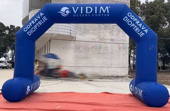 Start Event Bögen Rennen Kundenspezifischer Hersteller Werbung Aufblasbarer Luftbogen