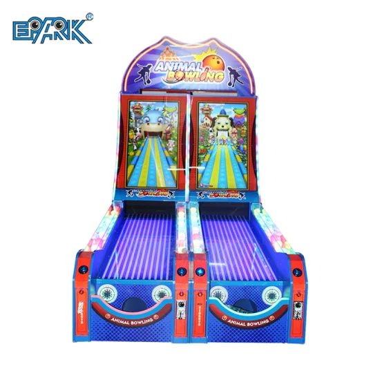 Tiersport-Spielautomat, Doppelspieler-Tier-Bowling-Arcade-Simulator-Spiel