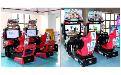 Sport-Vergnügungs-Motorrad-Rennspielautomat für Kinder, münzbetriebene Spiele